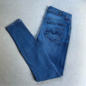 7 for All Mankind Gwenevere Skinny Jeans Sz 25